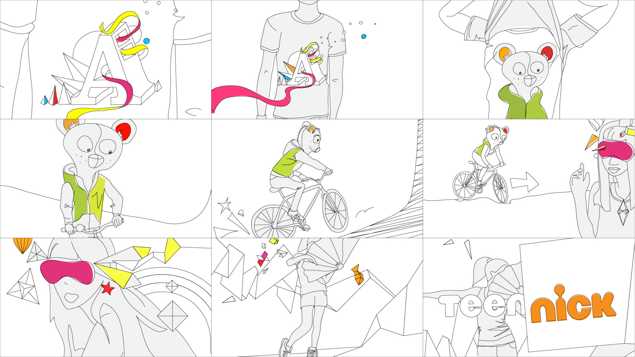 Storyboard for channel ident