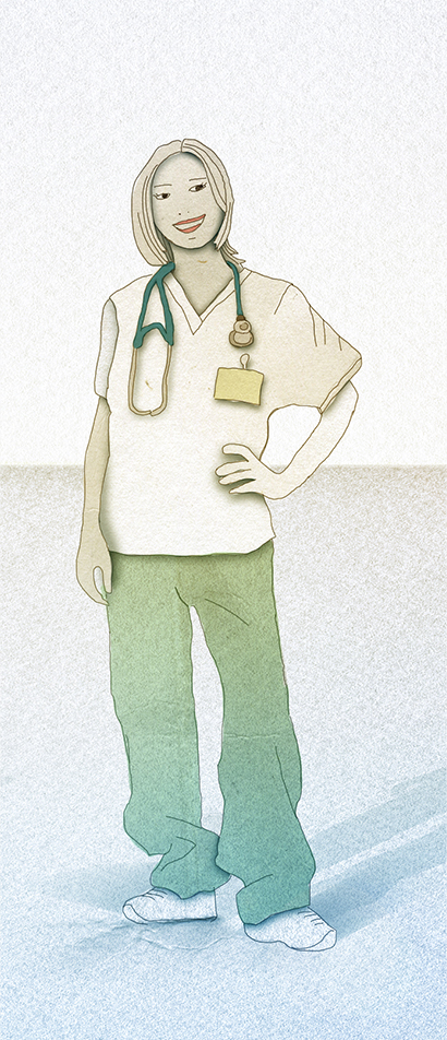 Illustration: Female Doctor