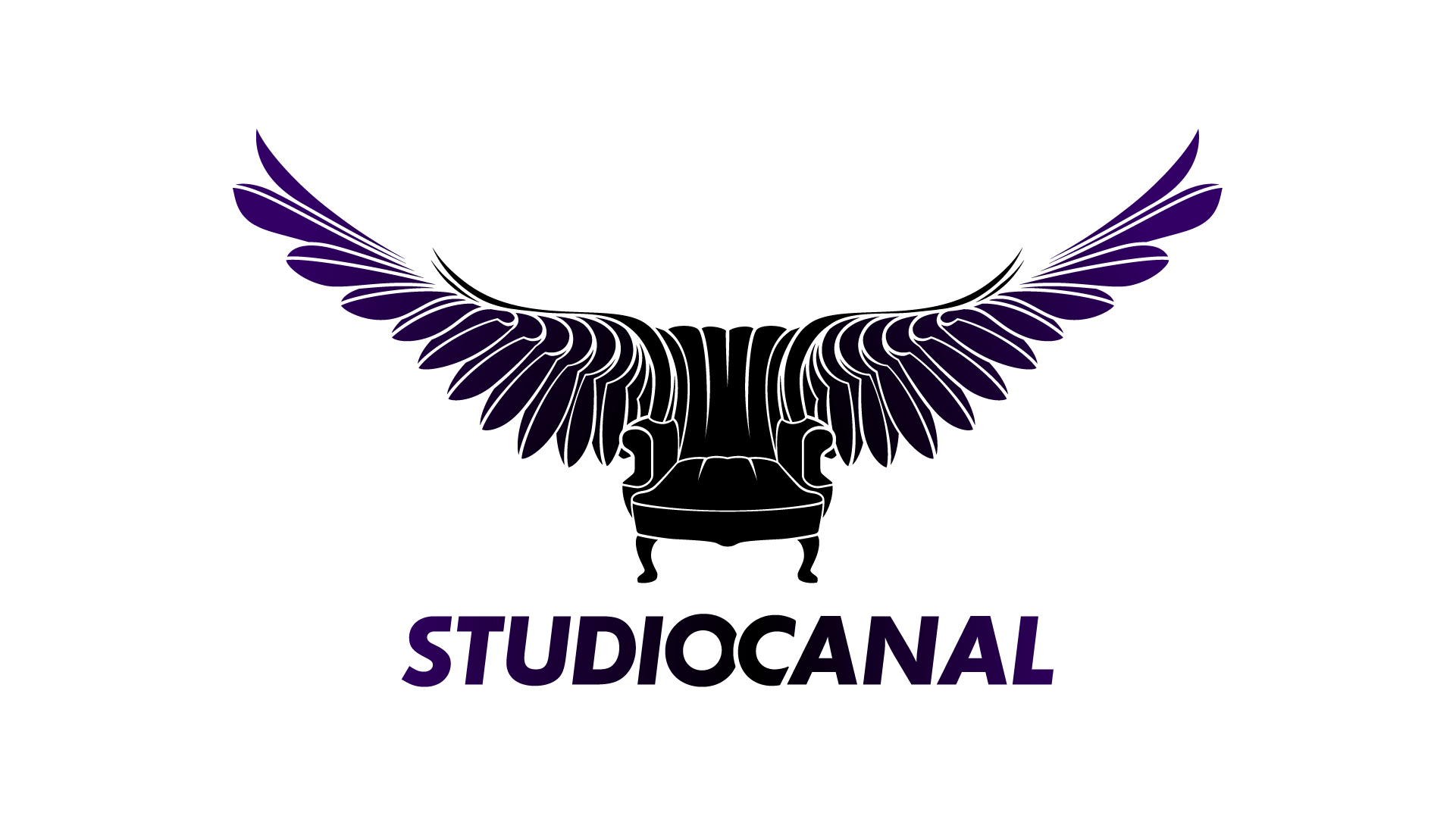 Logo: A chair with wings for Studiocanal