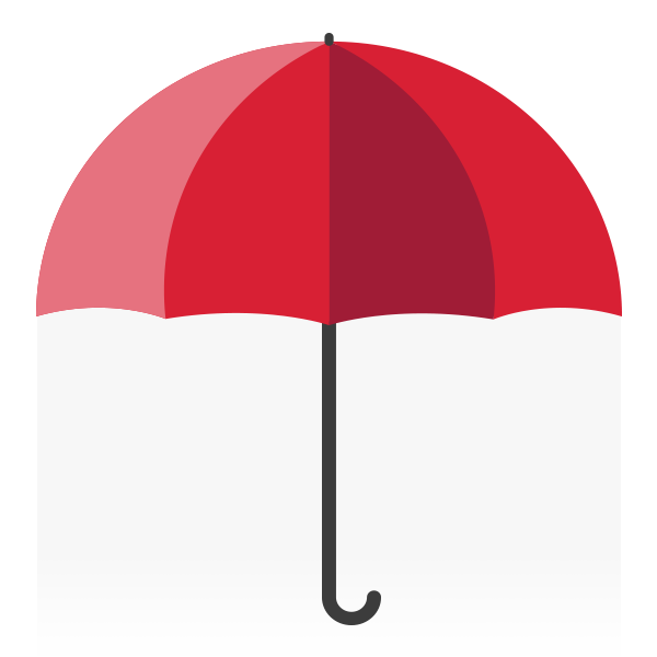 Icon: Red umbrella