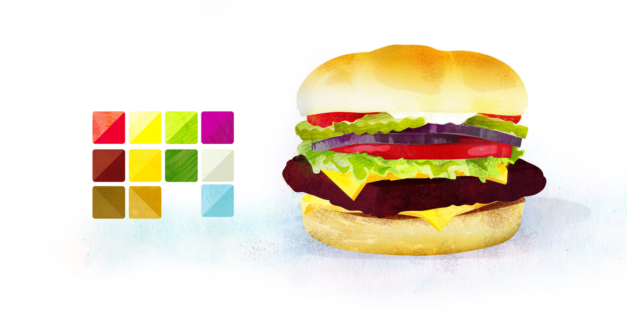 Illustration: Hamburger