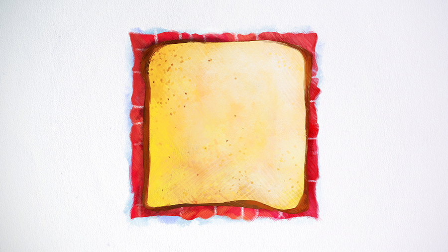 Styleframe hand painted: Bread