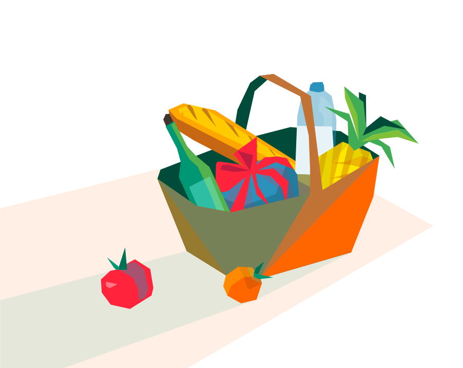 Illustration: Picknick basket