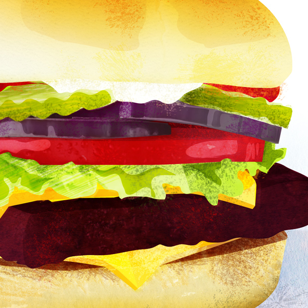 Illustration: Hamburger